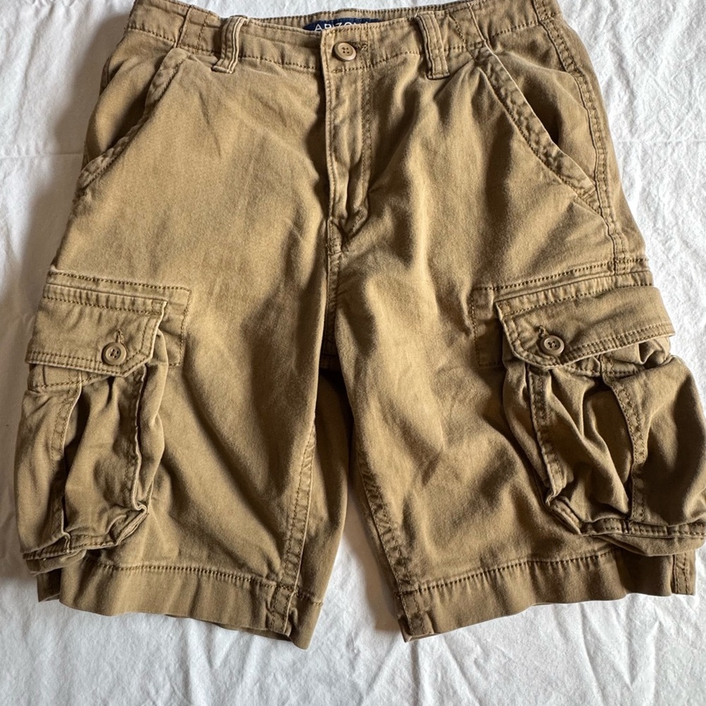 Arizona Jean Company Tan Cargo Shorts Relaxed Fit